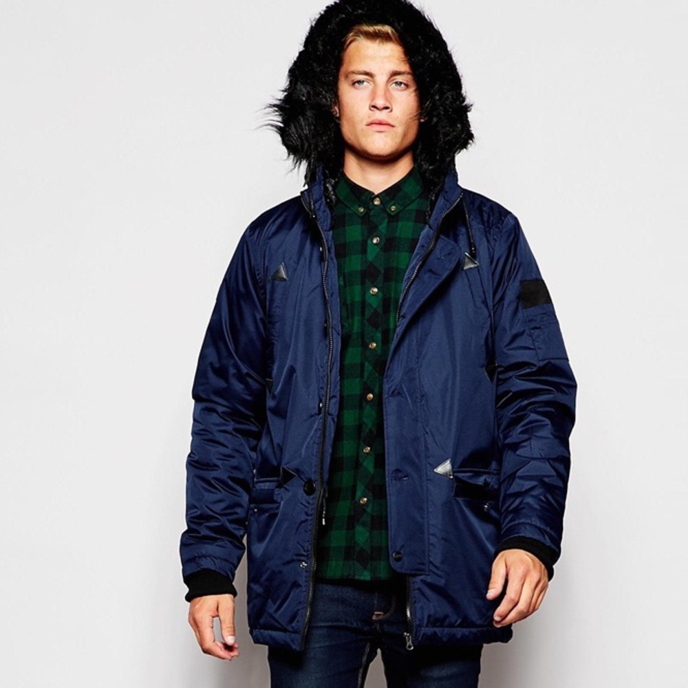 Faux Fur Trimmed Parka - Picture 2 of 6